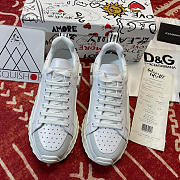 D&G Super King Sneaker Low White - 4