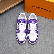 Louis Vuitton Trainer White Purple - 5