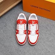 Louis Vuitton Trainer Red White - 5