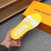 Louis Vuitton Trainer Yellow Monogram Denim White 1A9JHB / 1A9JHF - 5