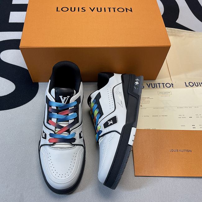 Louis Vuitton Trainer #54 Black White  - 1