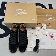 Christian Louboutin High Top Suede Black - 3