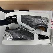 Christian Louboutin High Top Black White - 5