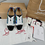 Christian Louboutin Low Top Multi Blue - 4