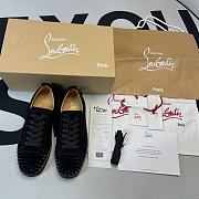 Christian Louboutin Low Top Suede Black  - 4