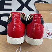 Christian Louboutin Low Top Black Red - 3