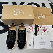 Christian Louboutin Low Top Black Outline - 4