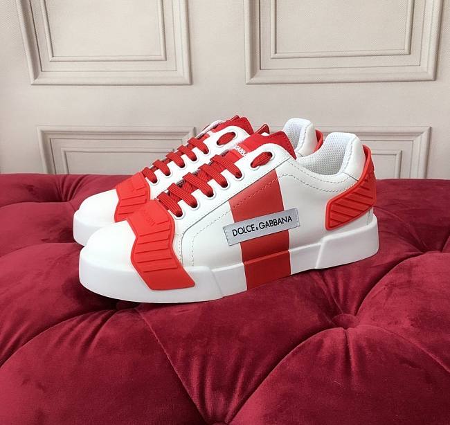 D&G Sneaker Red White - 1