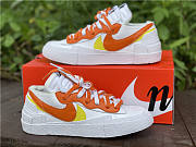 Nike Blazer Low sacai White Magma Orange DD1877-100 - 1