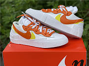 Nike Blazer Low sacai White Magma Orange DD1877-100 - 4