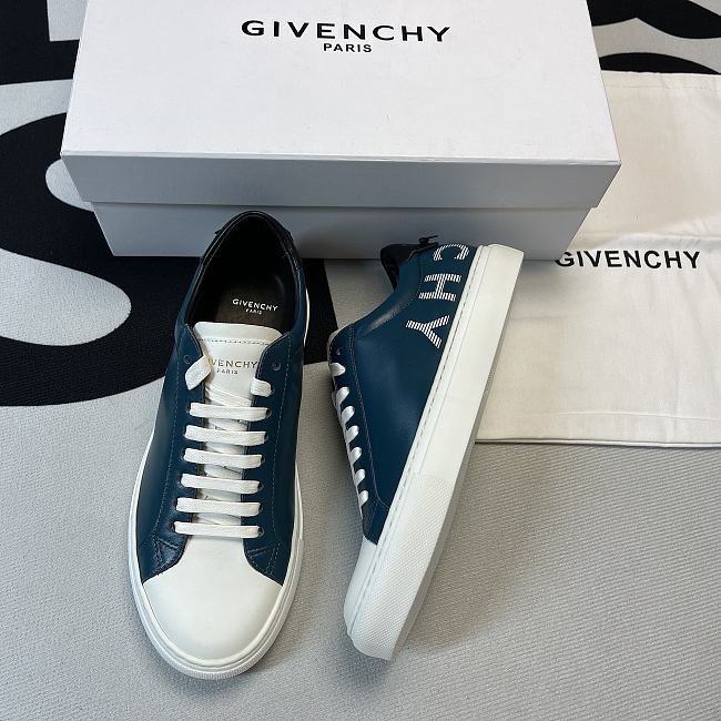 Givenchy Leather Laxtex Band Blue - 1