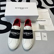 Givenchy Leather Laxtex Band  Black Red White - 5