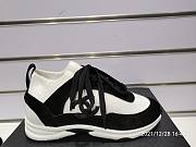 Chanel Low Top Trainer White Black (W) G38033 Y55300 K2958 - 6