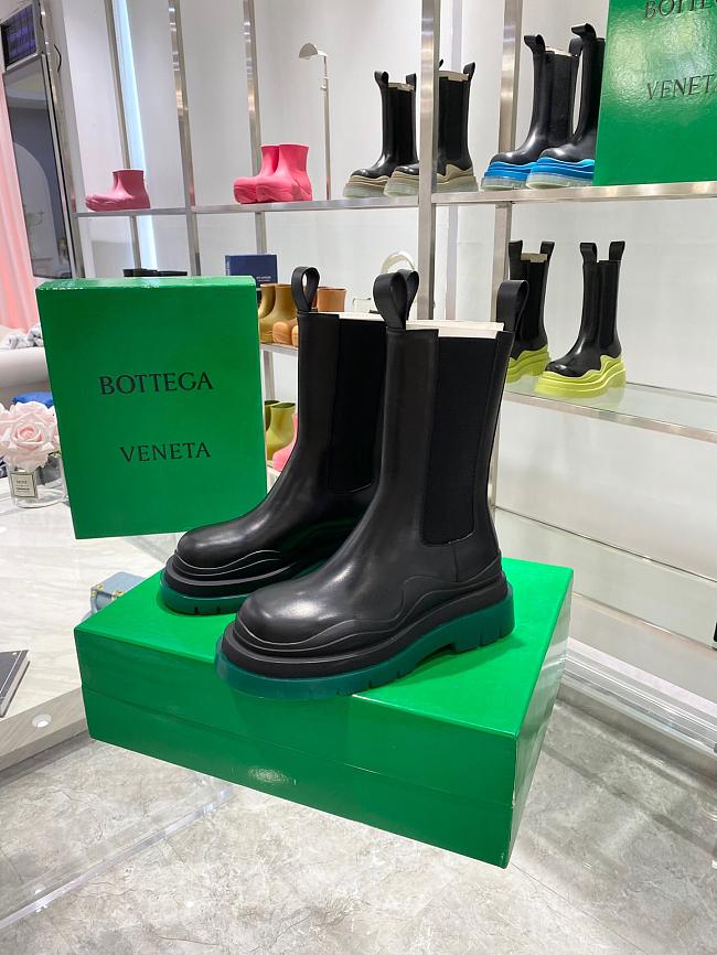 Bottega Boots High Top Green Soles - 1