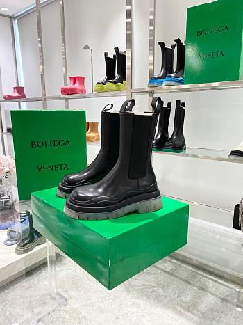 Bottega Boots High Top Black Transparent