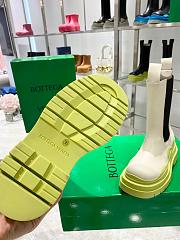 Bottega Boots High Top White Green Soles - 2