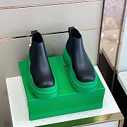 Bottega Boots High Black Green  - 2