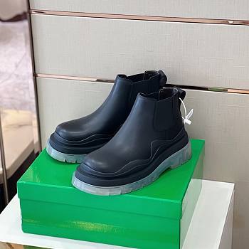 Bottega Boots High Black Transparent