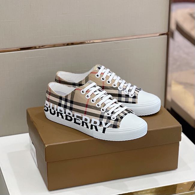 Burberry Logo Print Vintage  Archive Beige - 1