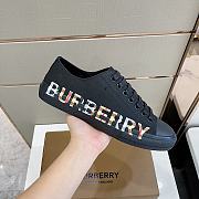 Burberry Logo Print Vintage Black Archive Beige  - 5