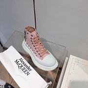 Alexander McQueen Tread Slick Lace Up Boot Pink Screw - 2