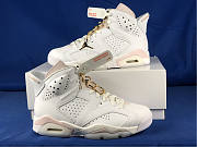 Air Jordan 6 Retro Gold Hoops  DH9696-100 - 1