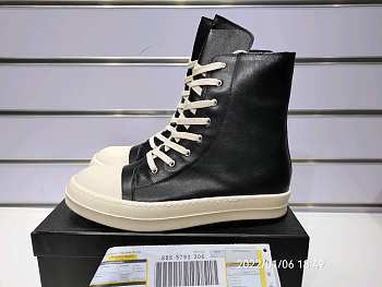 Rick Owens Leather High Shoe