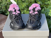 Balenciaga Track Fake Fur Black Pink (W) 668555W3CQ61050 - 4