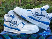 Louis Vuitton Trainer Eclipse Blue White - 4