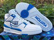 Louis Vuitton Trainer Eclipse Blue White - 3