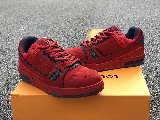 Louis Vuitton Trainer Red   - 1