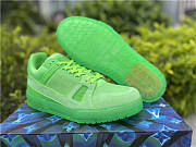 Louis Vuitton Trainer Green Transparent - 3