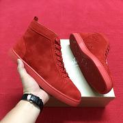 Christian Louboutin Suede High Red - 1