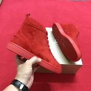 Christian Louboutin Suede High Red - 3