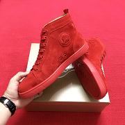 Christian Louboutin Suede High Red - 2