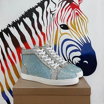 Christian Louboutin High Top  Twinkle Light Blue