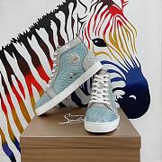 Christian Louboutin High Top  Twinkle Light Blue - 3