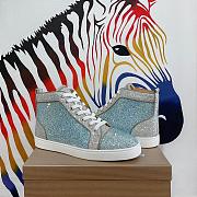 Christian Louboutin High Top  Twinkle Light Blue - 4