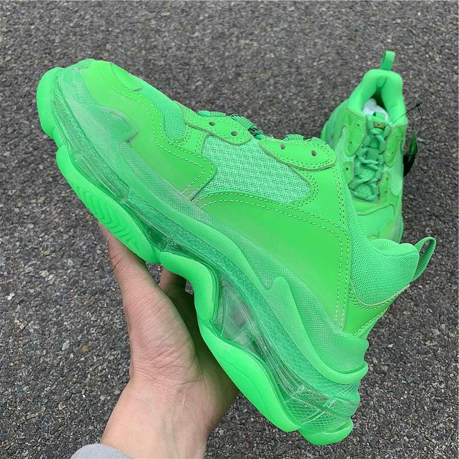 Balenciaga Triple S Sneaker Clear Sole – Neon Green