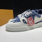 LV Trainer Blue Navy White - 3