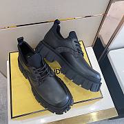 Fendi Boots Low Black Rough - 3