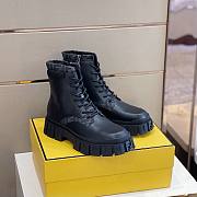 Fendi Boots High Top Black Rough - 1