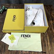 FENDI Nylon And Low Tops - White - 3