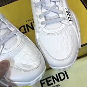 FENDI Nylon And Low Tops - White - 2