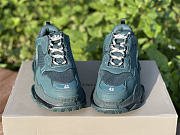 Balenciaga Triple S Clear Sole Full Dark Green  541624W2GA13210 - 2