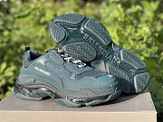 Balenciaga Triple S Clear Sole Full Dark Green  541624W2GA13210 - 4