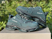 Balenciaga Triple S Clear Sole Full Dark Green  541624W2GA13210 - 6