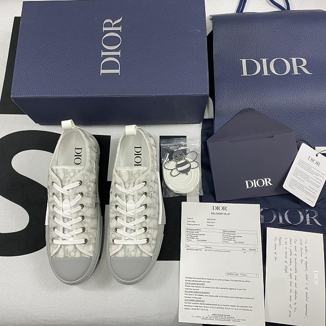 Dior B23 High Grey Oblique Low - 1