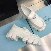 Prada Brushed Leather Loafers White 1D663M_055_F0009_F_055 - 5