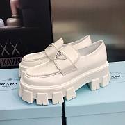 Prada Brushed Leather Loafers White 1D663M_055_F0009_F_055 - 6